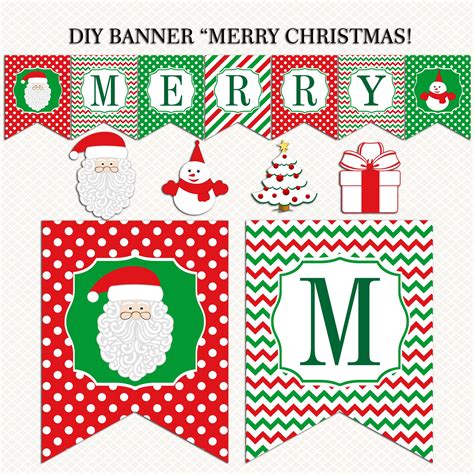 Christmas Banner Printable Free